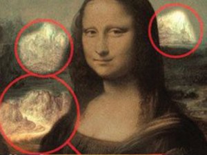 mona lisa a mimozemsk krajina